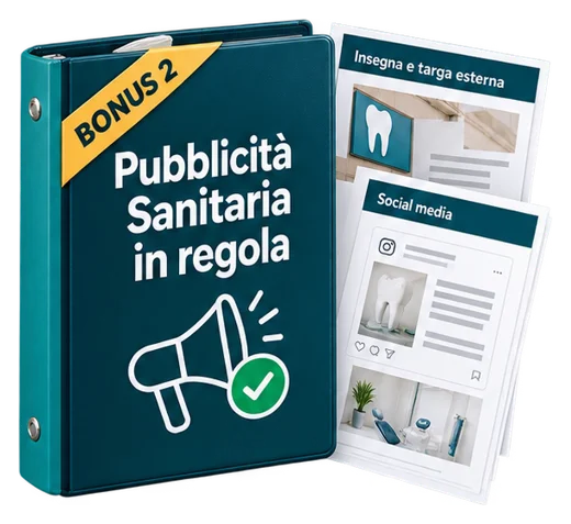 Bonus 2: Kit Pubblicità Sanitaria in regola